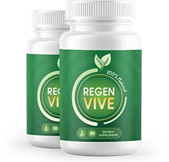 RegenVive herbal blood sugar support, two bottles