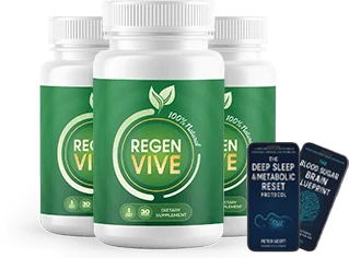Three RegenVive bottles with bonus eBooks